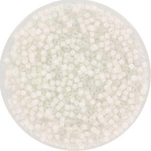 Miyuki Delica 11/0 DB0066 - White Lined AB Crystal