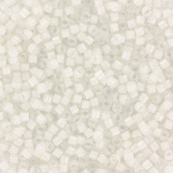 Miyuki Delica 11/0 DB0066 - White Lined AB Crystal - imagine 2