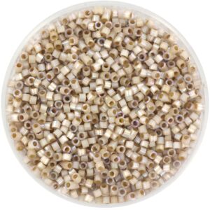 Miyuki Delica 11/0 DB0680 - Silk Satin Dyed Smokey Quartz