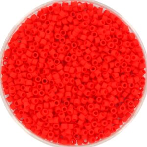Miyuki Delica 11/0 DB0757 - Opaque Matte Vermillion Red