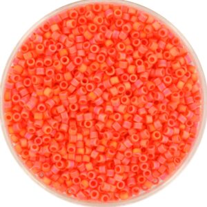 Miyuki Delica 11/0 DB0872 - Opaque Matte AB Orange