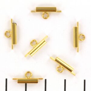 Capete tubulare Miyuki 10mm - Aurii