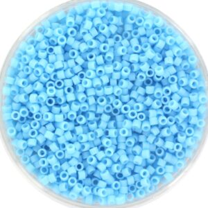 Miyuki Delica 11/0 DB 0755 - Opaque Matte Turquoise Blue